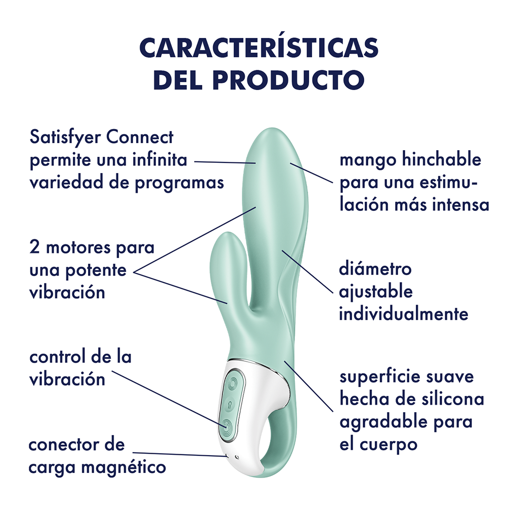 Satisfyer Air Pump Bunny 5 Connect App Otros Satisfyer 2
