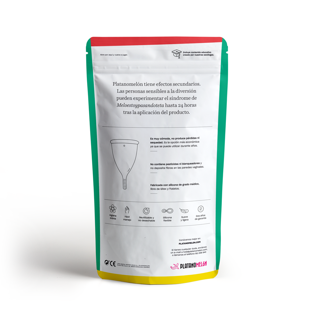 Salud e higiene Copa menstrual Gina de Platanomelón