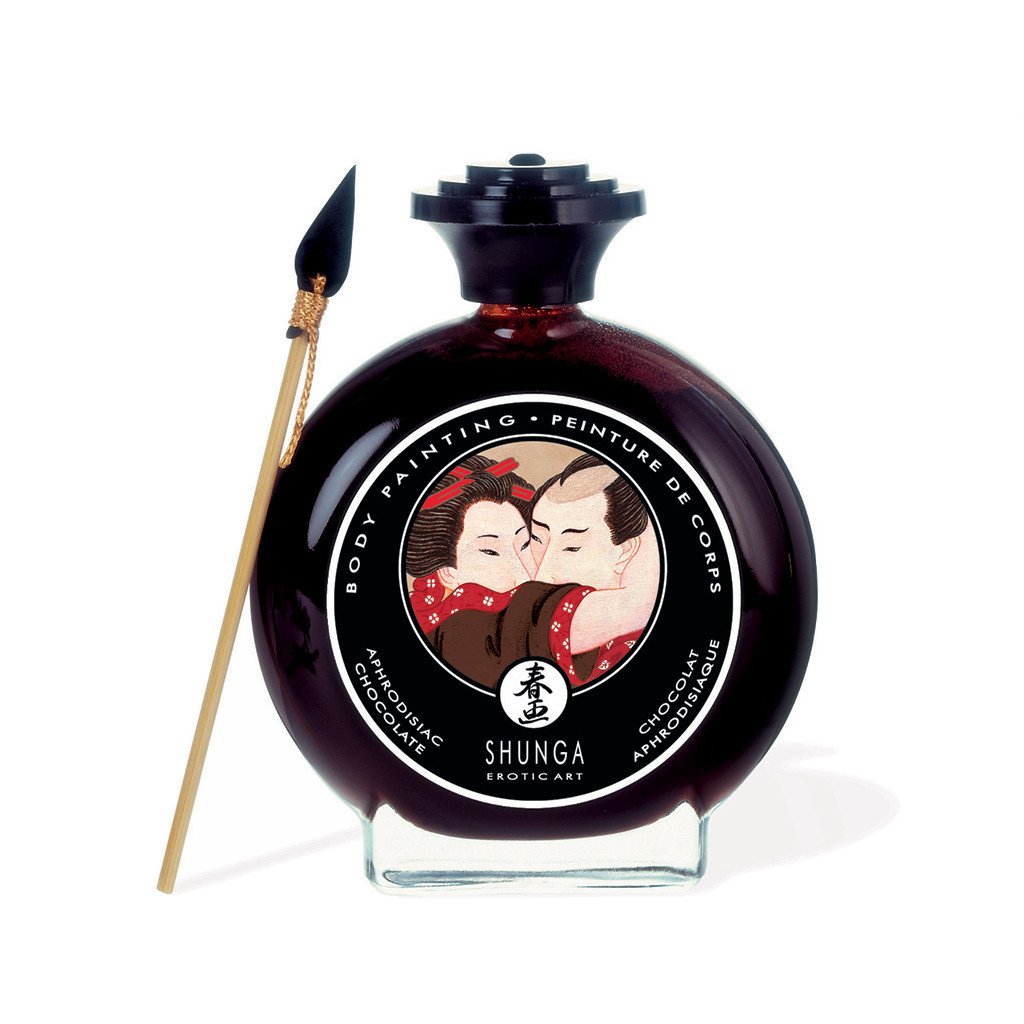 aroma_Chocolate negro | Pintura corporal comestible Body Paint de Shunga 1