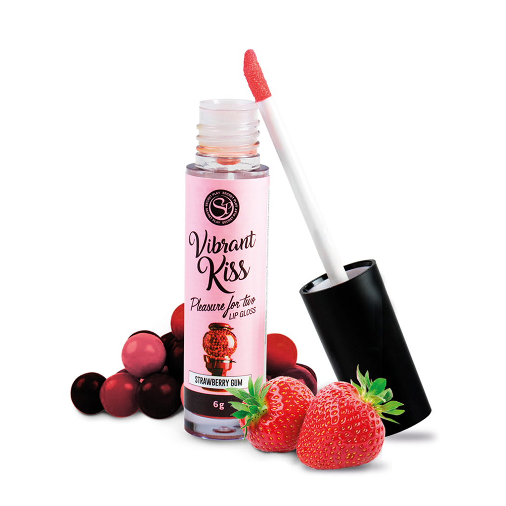 sabor_Chicle Fresa | Lip gloss vibrant kiss | SECRET PLAY 1