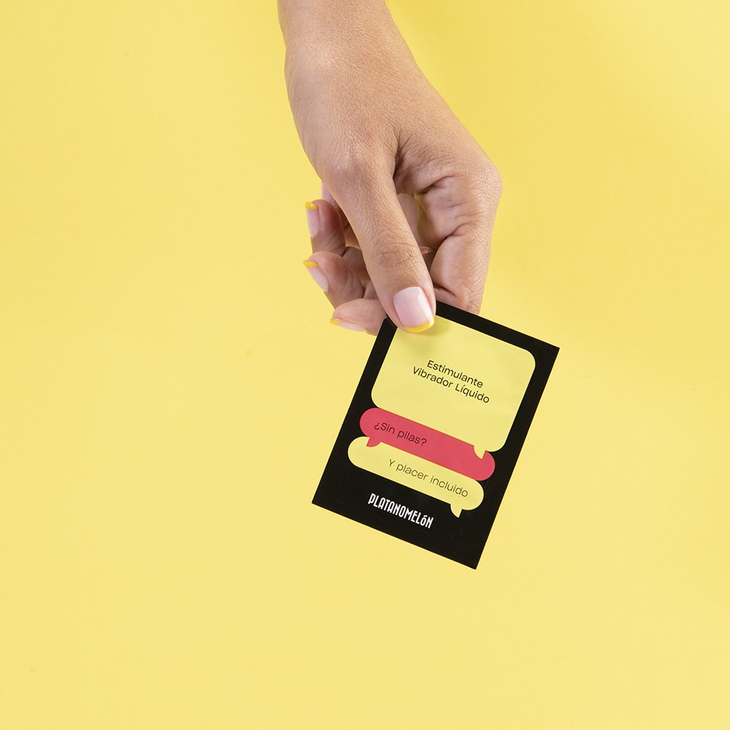 Estimulante vibrador líquido monodosis