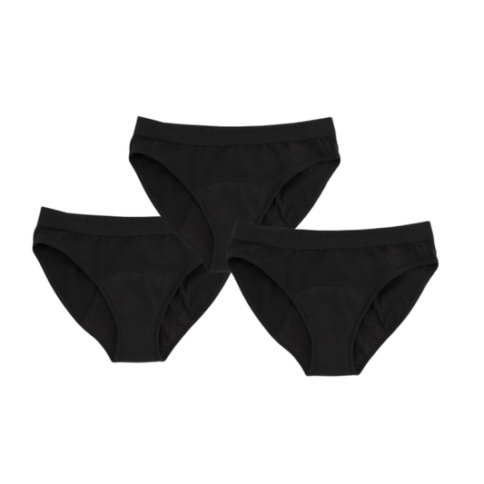 Braguitas menstruales Pack Kiwitas Classic Sporty