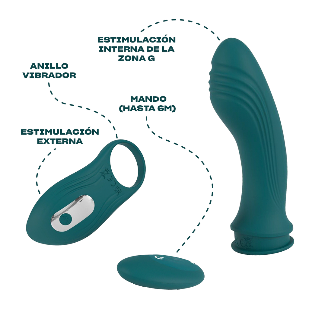 Lanna Vibrador parejas Couples Choice 2