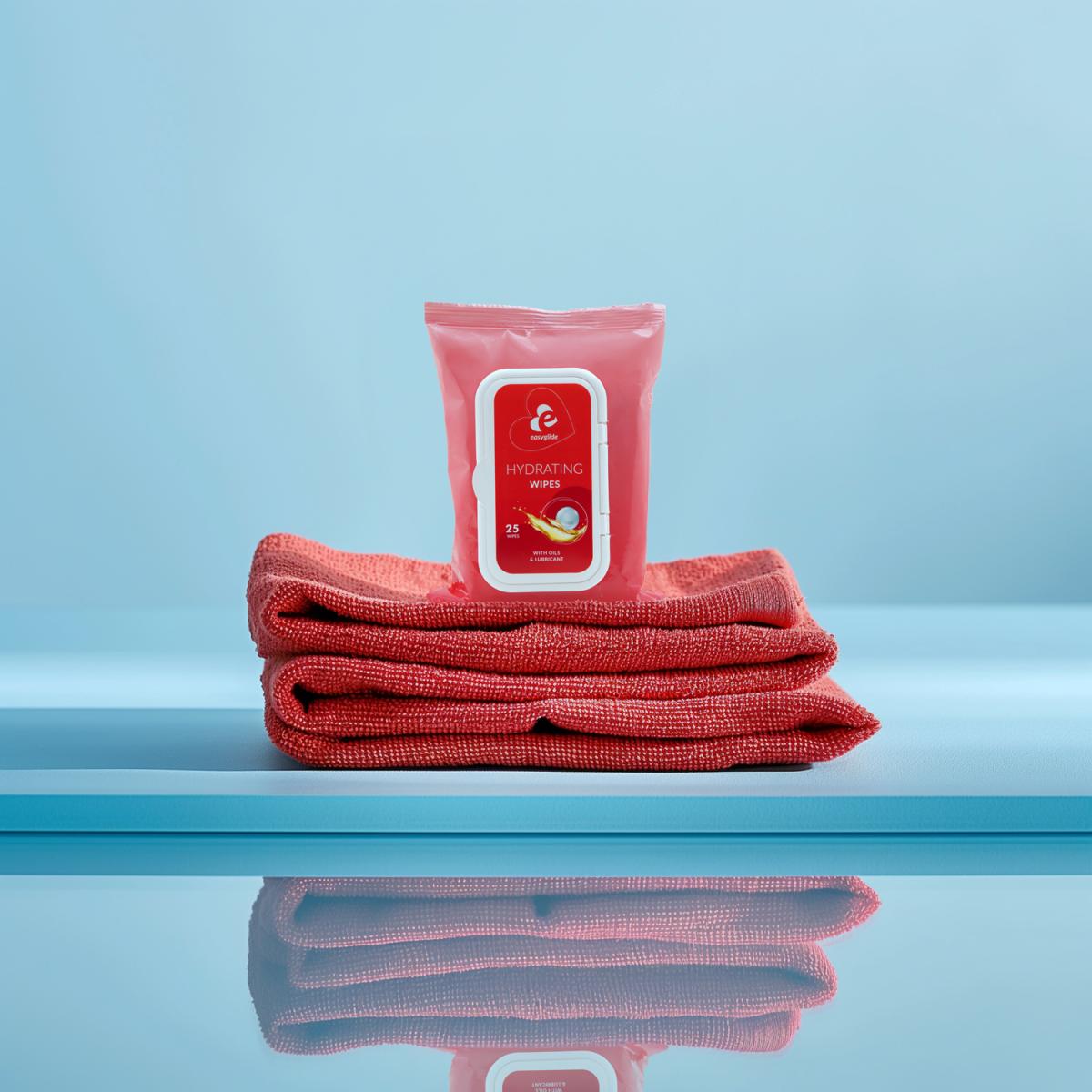 Toallitas íntimas lubricantes con aceites