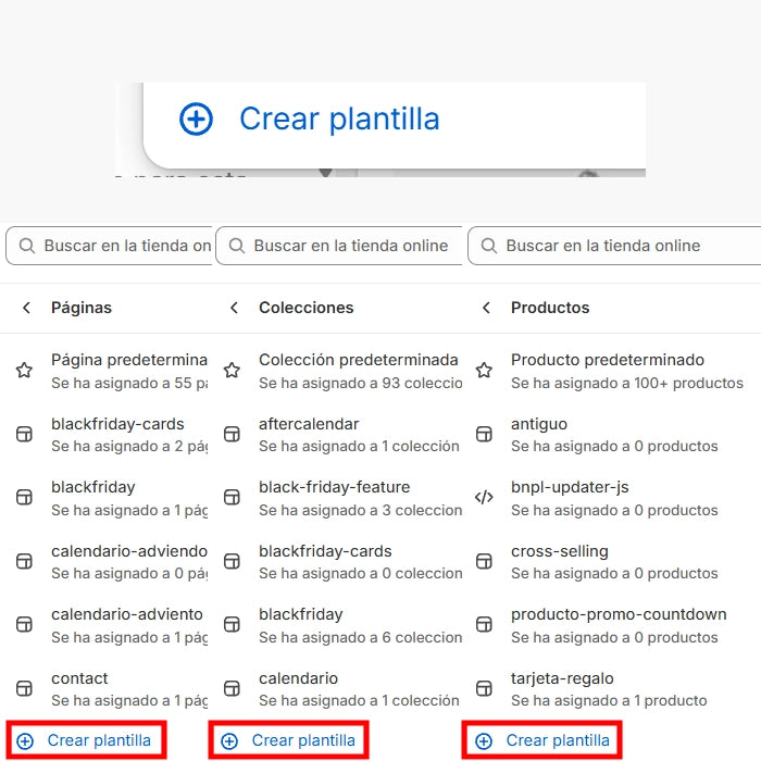 Duplicidad de Templates