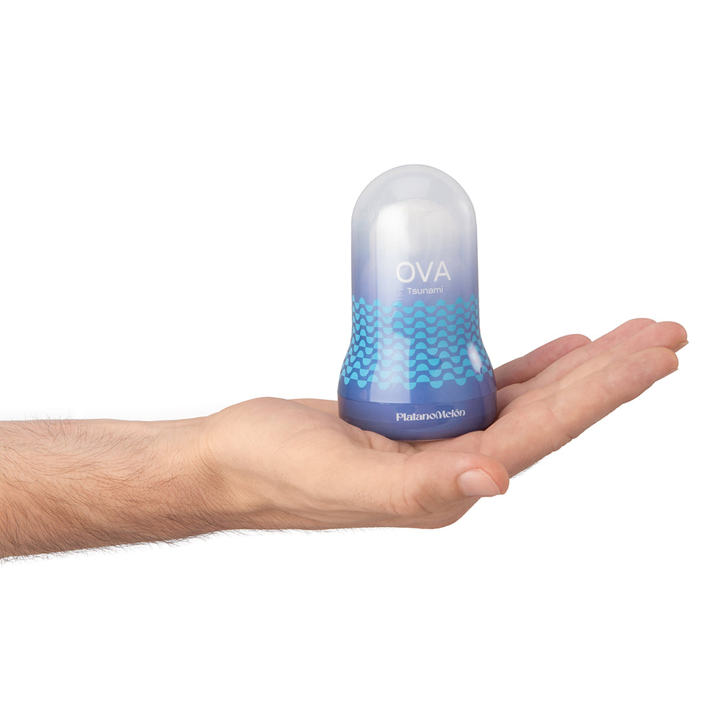 Ova + Monodosis lubricante neutro Masturbador para pene Platanomelón 5