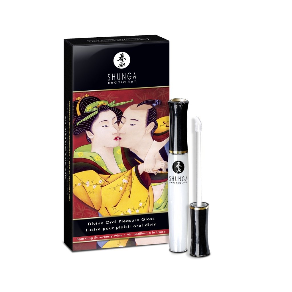 sabor_Fresas con cava | Brillo labial Divine Oral Pleasure de Shunga  1