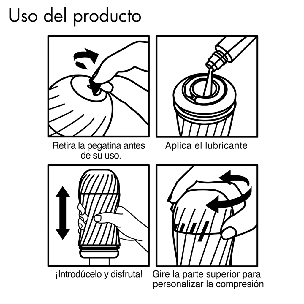 Air-Tech Twist Tickle Masturbador para pene Tenga 5